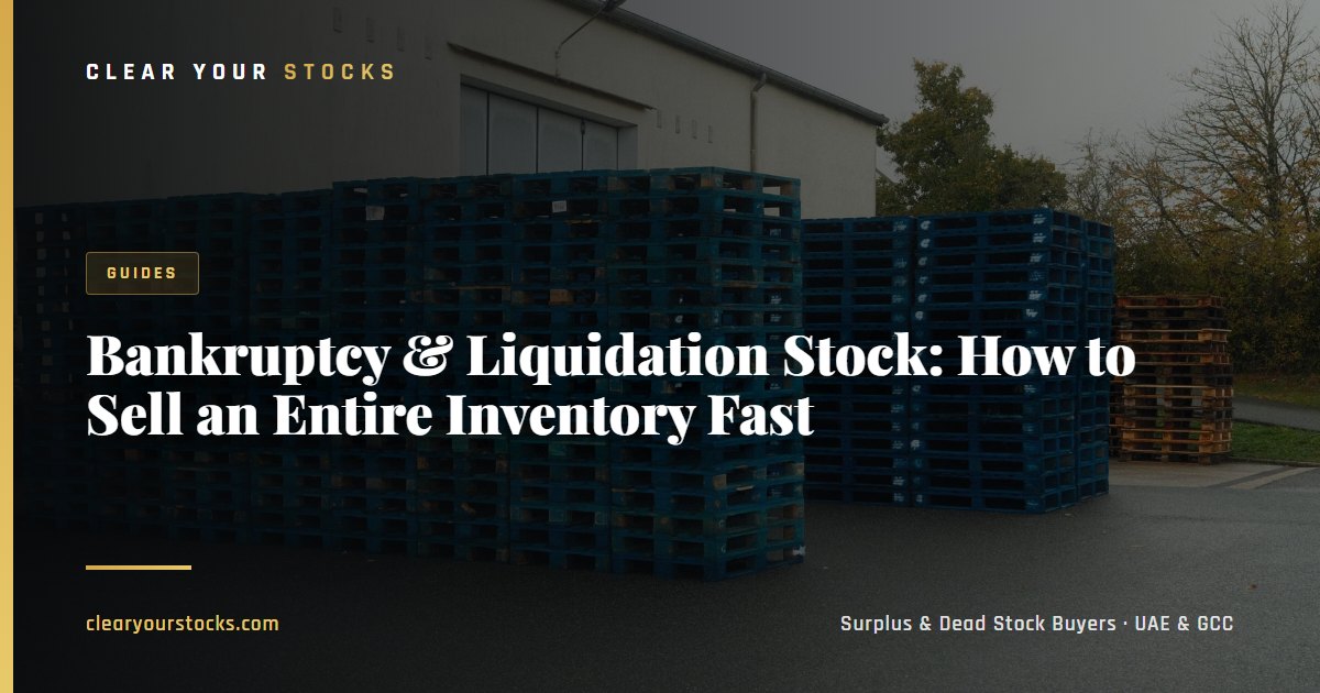 Bankruptcy & Liquidation Stock: How to Sell an Entire Inventory Fast