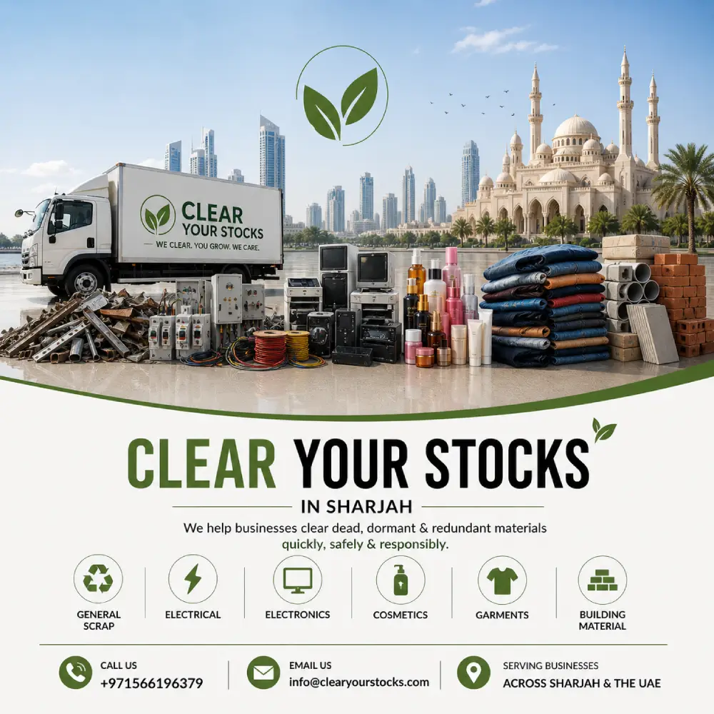 Clear Your Stocks – The Sharjah Experts in Clearing Dead, Dormant & Redundant Materials