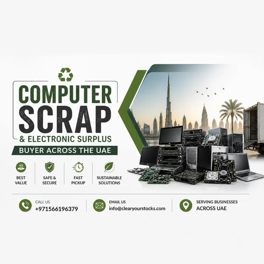 Computer Scrap & Electronic Surplus Buyer Across the UAE