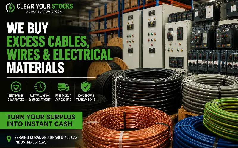 Electrical Surplus Buyers in UAE: Who Buys Old Cables, Wires & Electrical Material?