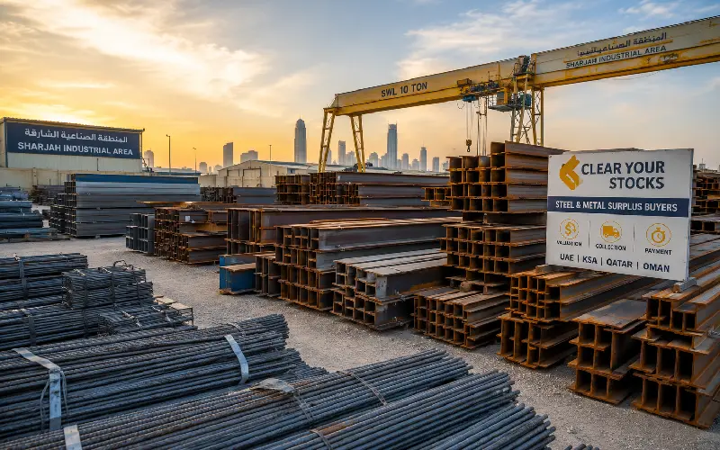Steel and Metal Surplus Buyers in UAE: Sell Excess Steel, Rebar and Structural Materials Fast