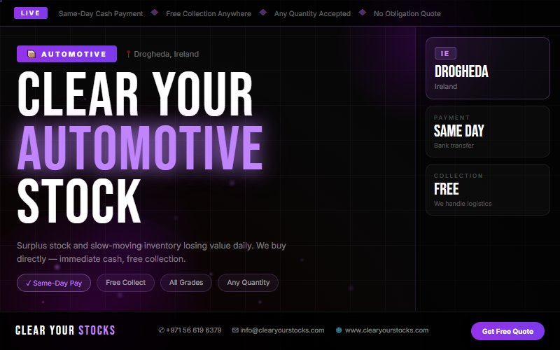 Trusted Surplus Stock Buyers for Automotive in Drogheda, Ireland — 2026 Guide