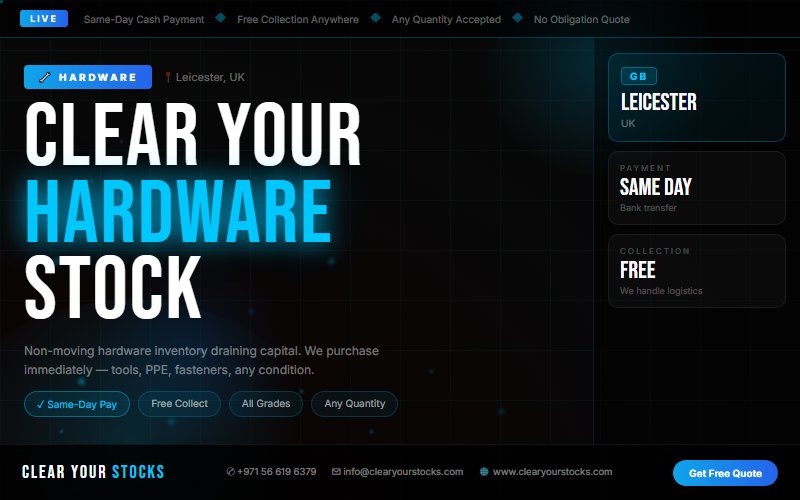 Hardware Inventory Liquidation in Leicester, UK — Best Rates, Fast Payment