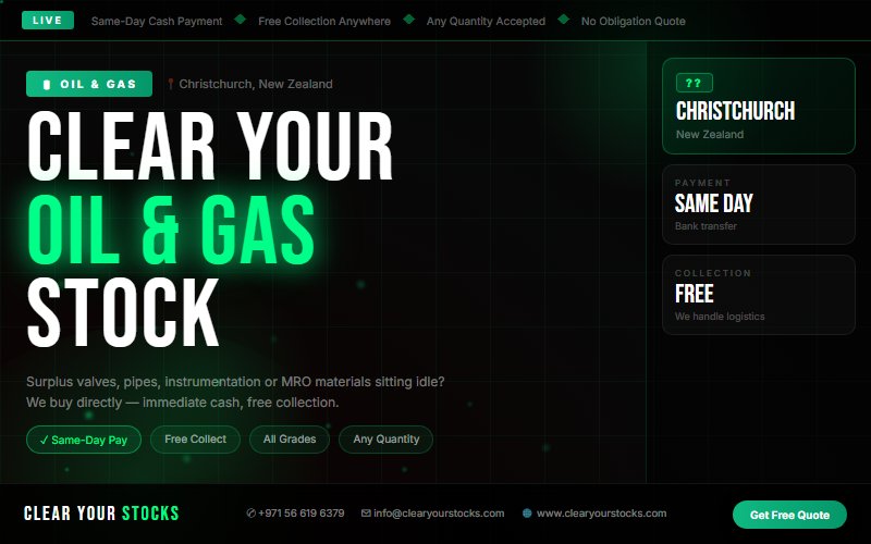 Trusted Surplus Stock Buyers for Oil & Gas in Christchurch, New Zealand — 2026 Guide