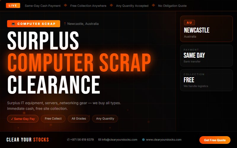 Best Dead Stock Buyers in Australia for Computer Scrap — 2026