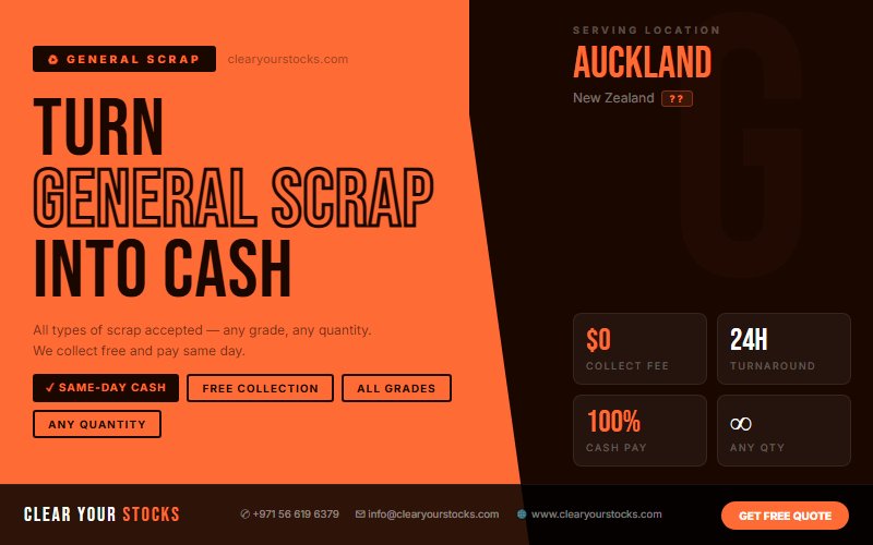 Best Dead Stock Buyers in New Zealand for General Scrap — 2026
