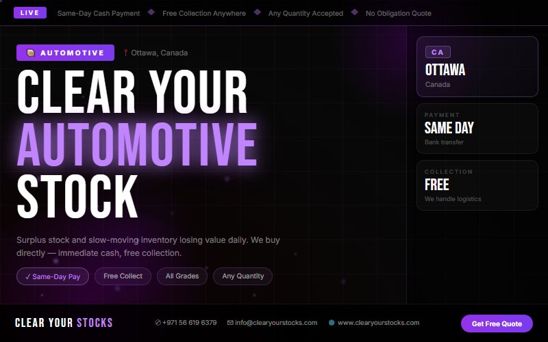 Stop Losing Money on Dead Automotive Stock in Ottawa, Canada — Act Now