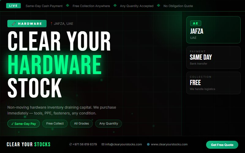 Obsolete Hardware Inventory in JAFZA, UAE — Turn It Into Cash Now