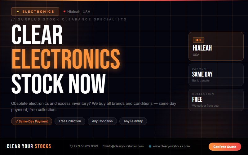 Turn Your Dead Electronics Inventory Into Instant Cash in Hialeah, USA
