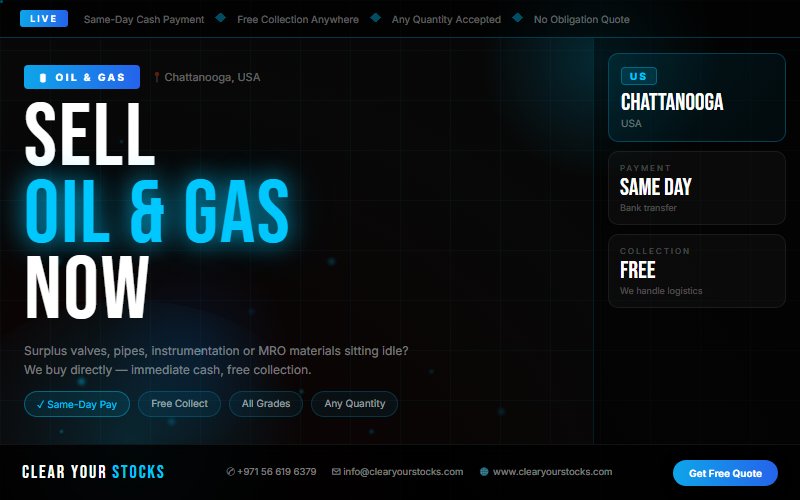 Unsold Oil & Gas Stock Buyers in Chattanooga, USA — Recover Your Capital Today