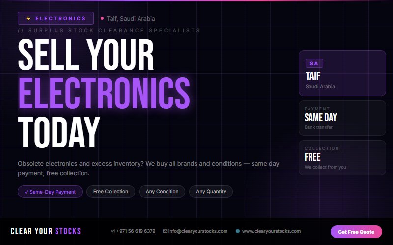 Best Dead Stock Buyers in Saudi Arabia for Electronics — 2026