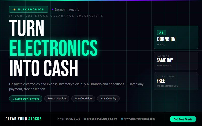 Best Non-Moving Stock Buyers for Electronics in Dornbirn, Austria — 2026