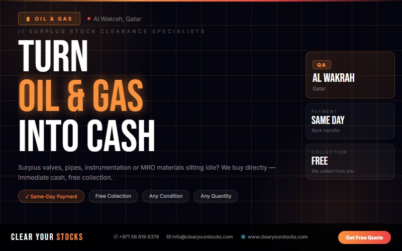 Stop Losing Money on Dead Oil & Gas Stock in Al Wakrah, Qatar — Act Now