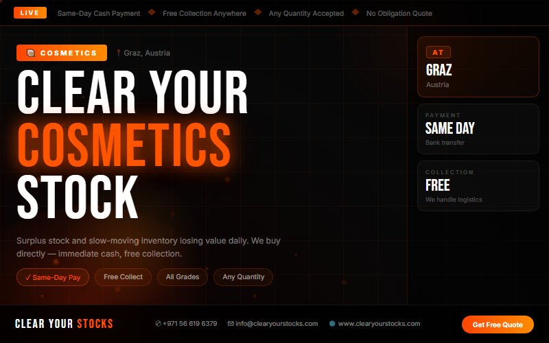 Graz, Austria Surplus Cosmetics Stock Buyers — Fair Price, Fast Collection