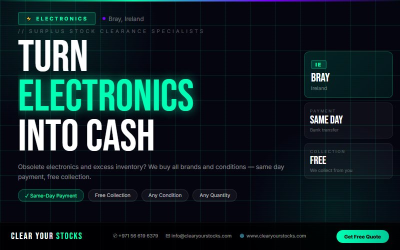 Surplus Electronics Buyers in Bray, Ireland — Immediate Payment Any Quantity