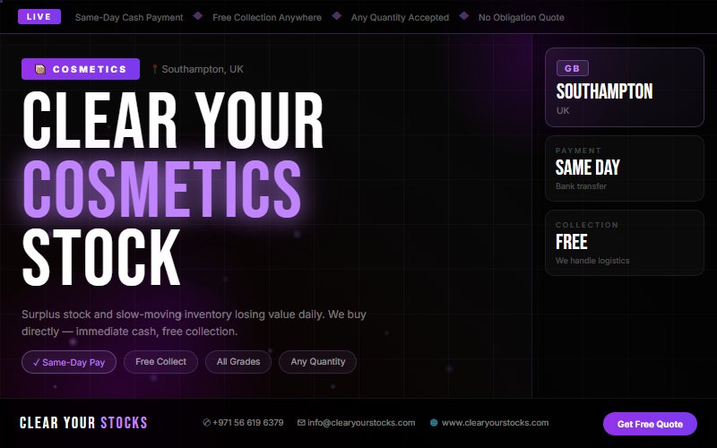 Struggling with Unsold Cosmetics in Southampton, UK? Here Is the Fastest Solution