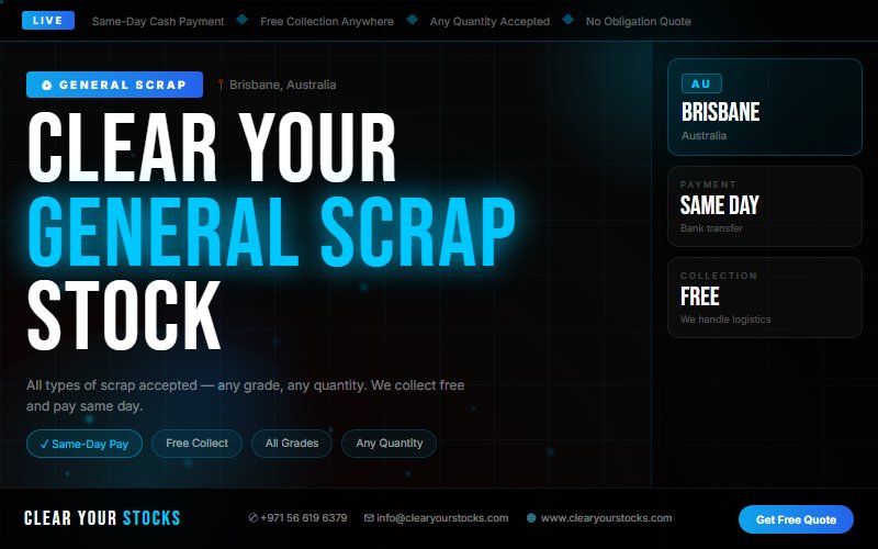 Trusted Surplus Stock Buyers for General Scrap in Brisbane, Australia — 2026 Guide