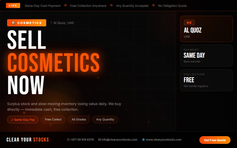 Trusted Surplus Stock Buyers for Cosmetics in Al Quoz, UAE — 2026 Guide