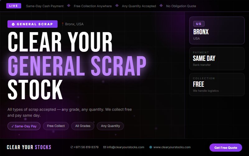 Your General Scrap Inventory Is Losing Value in Bronx, USA — Sell It Today