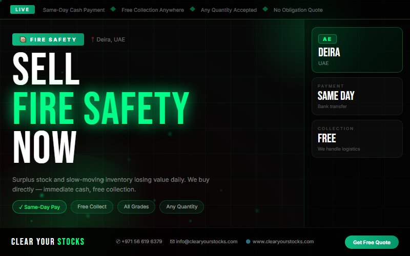 Struggling with Unsold Fire Safety in Deira, UAE? Here Is the Fastest Solution