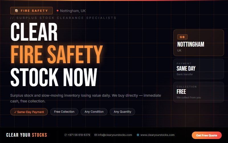 Best Dead Stock Buyers in UK for Fire Safety — 2026