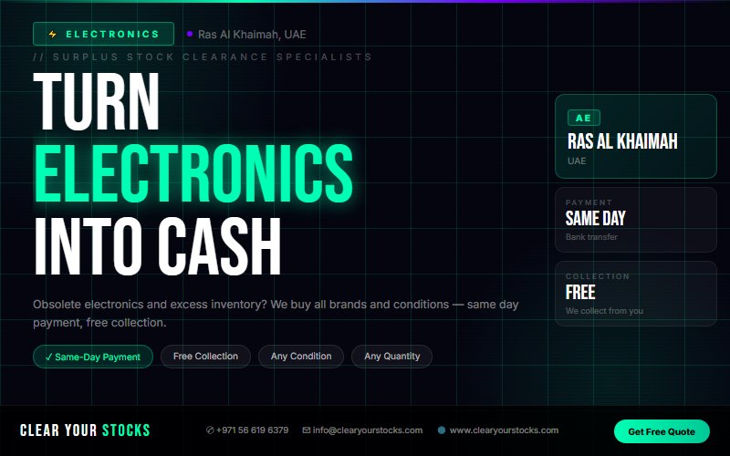 Electronics Surplus Stock in Ras Al Khaimah, UAE: Your Complete 2026 Selling Guide