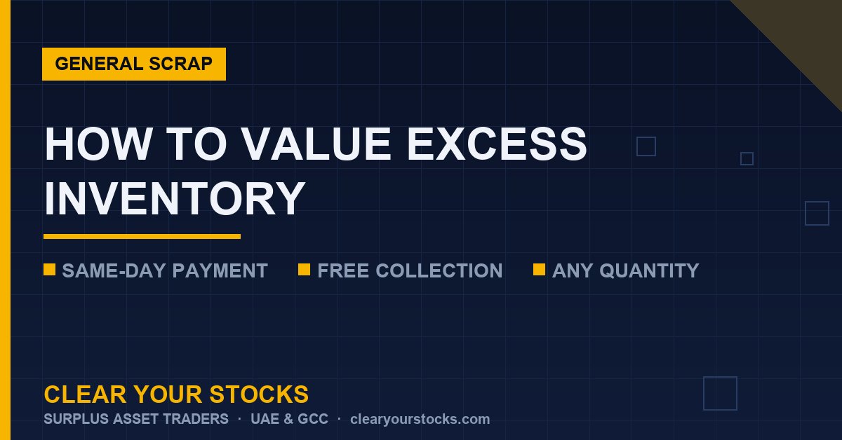 How to Value Your Excess Inventory Before Selling