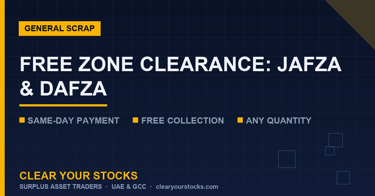 UAE Free Zone Warehouse Clearance: JAFZA, DAFZA, and More