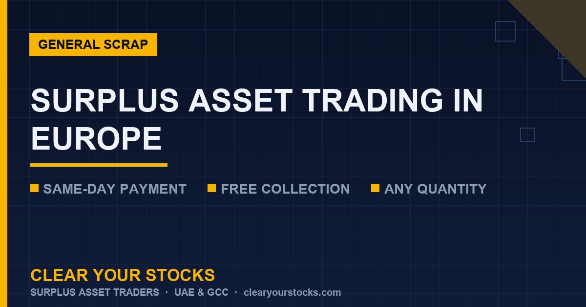 Surplus Asset Trading in Europe: Markets and Opportunities