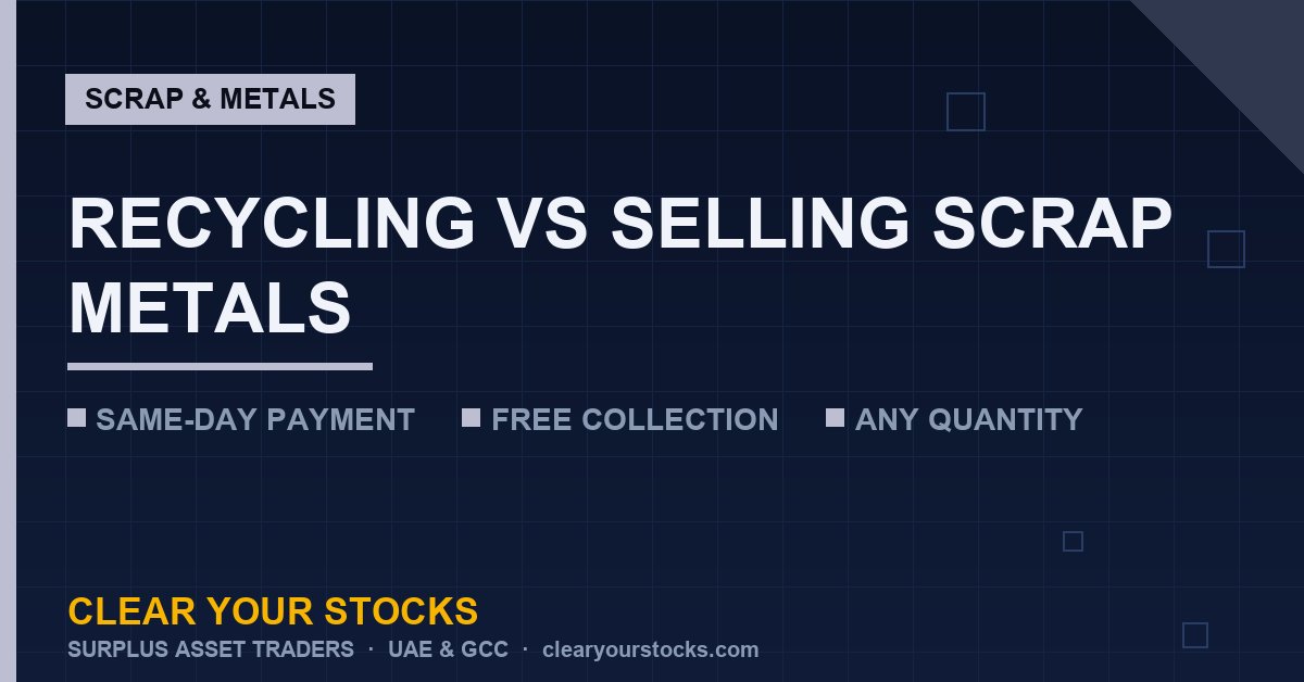 Scrap and Metals Recycling vs Selling: Which Gives Better Returns?