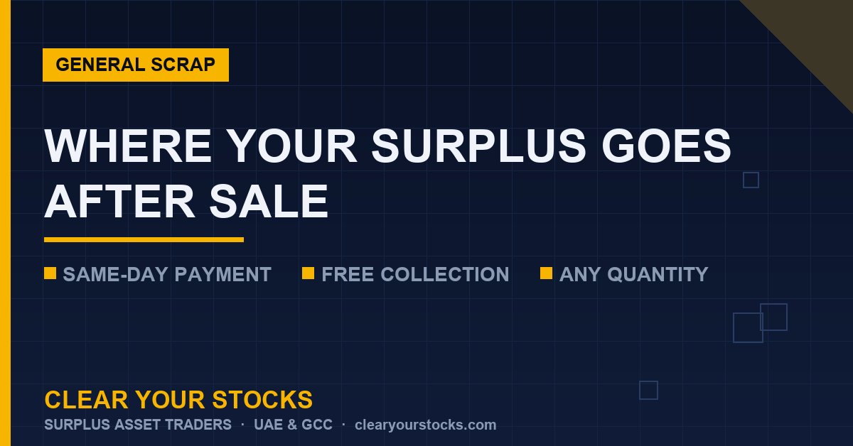 What Happens to Your Surplus Stock After We Buy It?