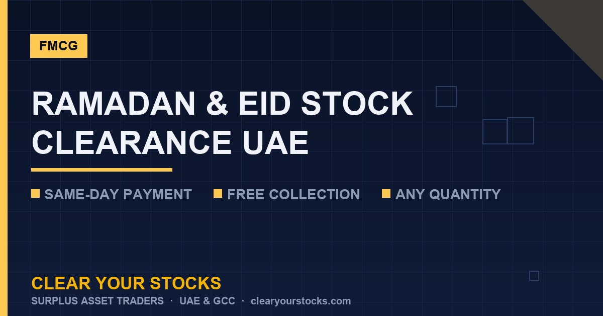 Ramadan and Eid Stock Clearance in UAE: Timing Your Sale Right