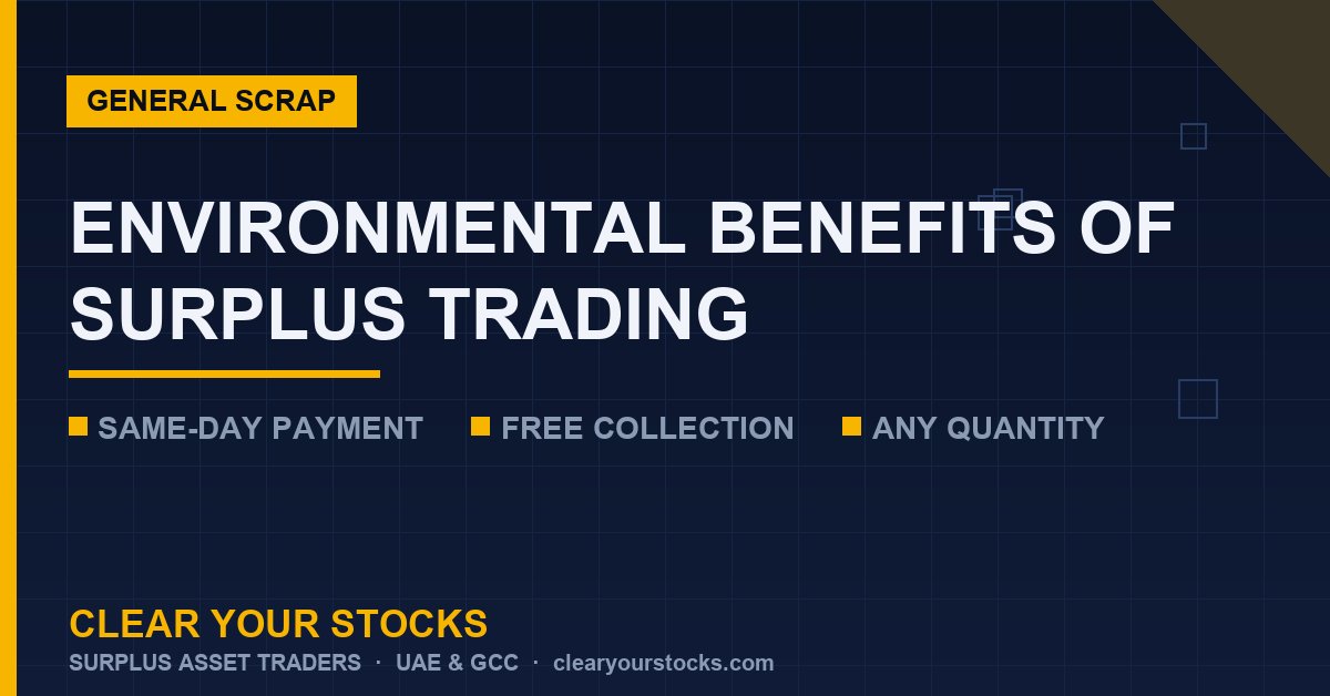 The Environmental Benefits of Surplus Stock Trading