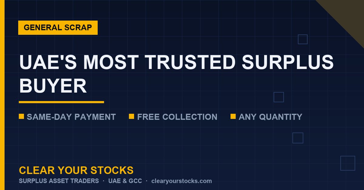Why Clear Your Stocks Is the Most Trusted Buyer in UAE