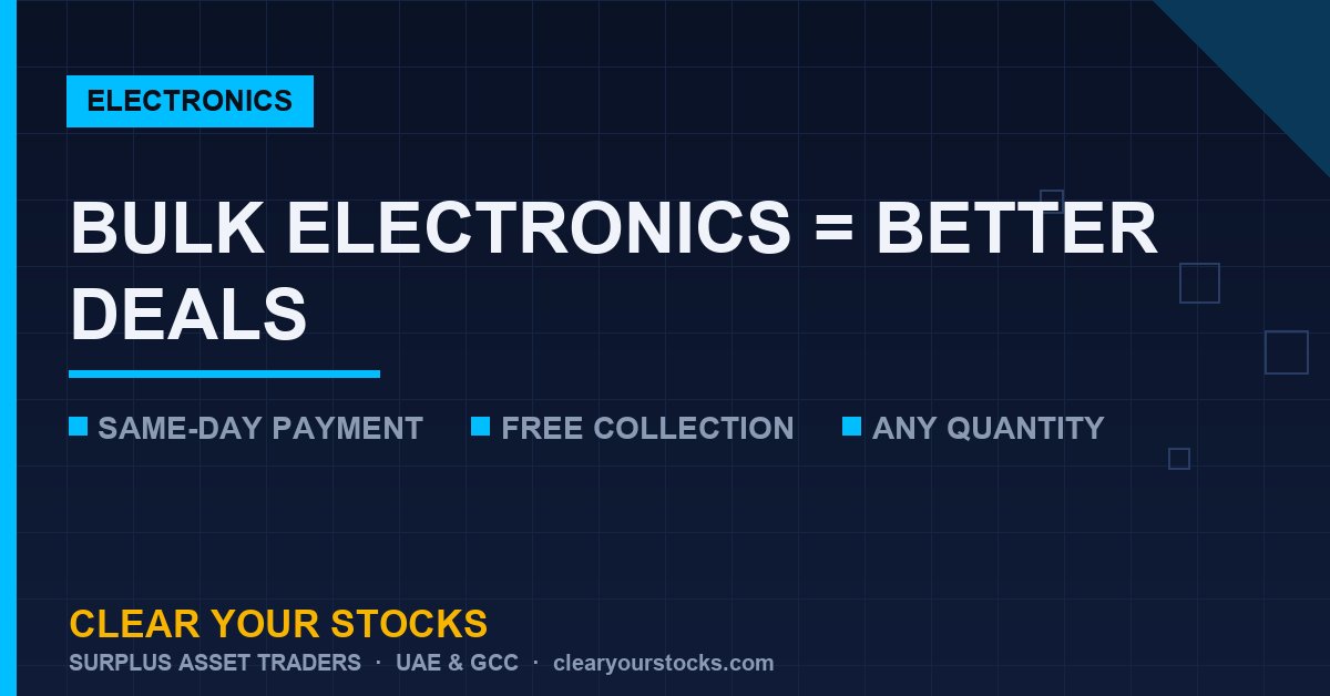 Bulk Electronics Surplus: Why Quantity Gets You a Better Deal