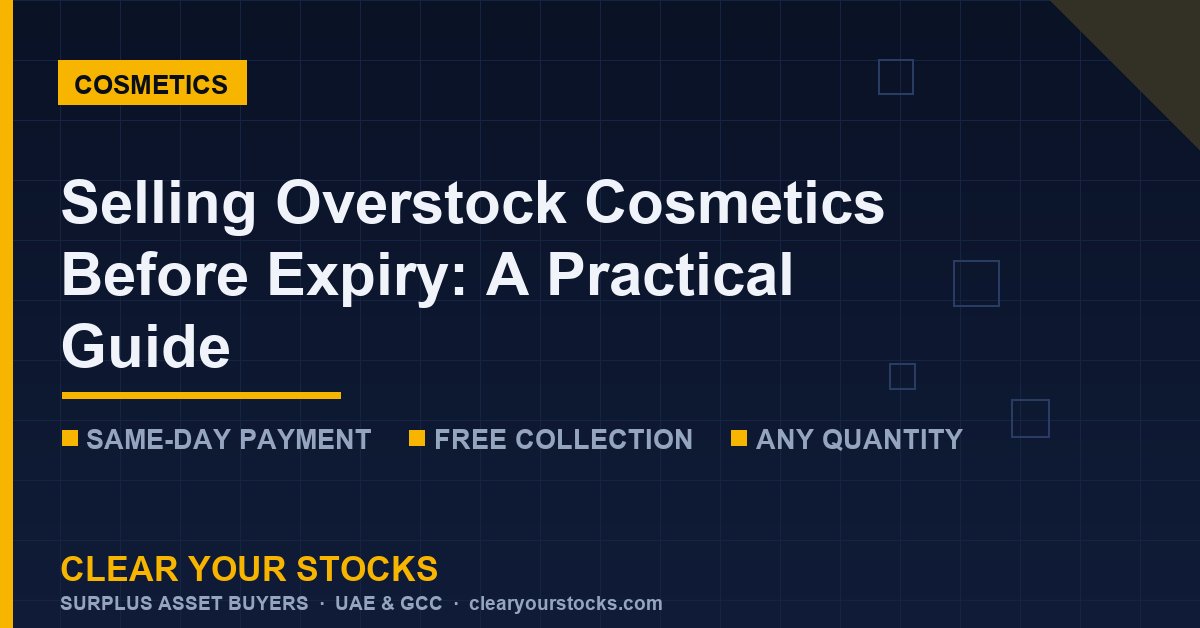 Selling Overstock Cosmetics Before Expiry: A Practical Guide