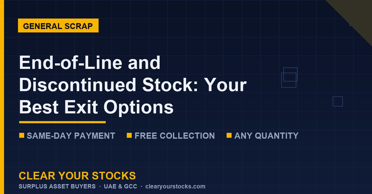 End-of-Line and Discontinued Stock: Your Best Exit Options