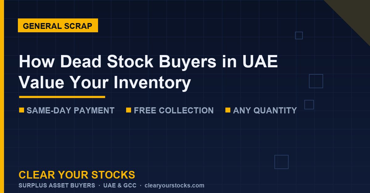 How Dead Stock Buyers in UAE Value Your Inventory