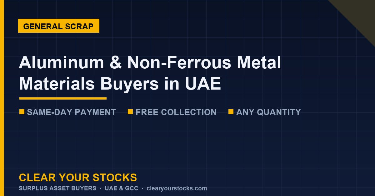 Aluminum & Non-Ferrous Metal Materials Buyers in UAE