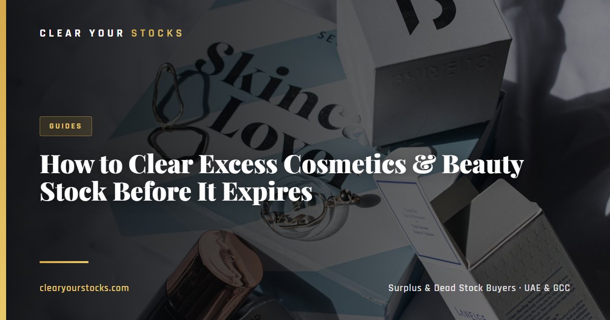 How to Clear Excess Cosmetics & Beauty Stock Before It Expires