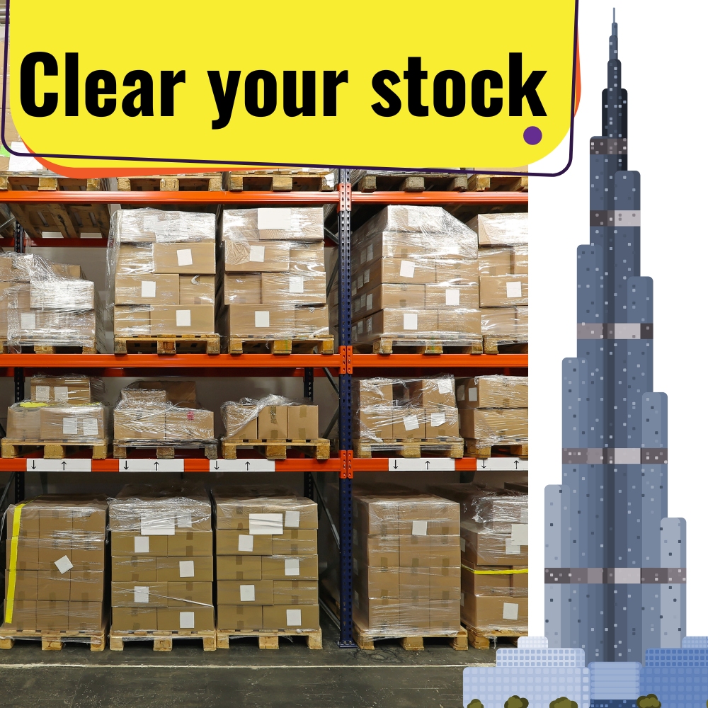 If you're in Sharjah and holding onto any kind of unused, broken, or surplus stock, get in touch. Clear Your Stocks is here to turn your warehouse mess into meaningful cash. One call or message is all it takes to get started.